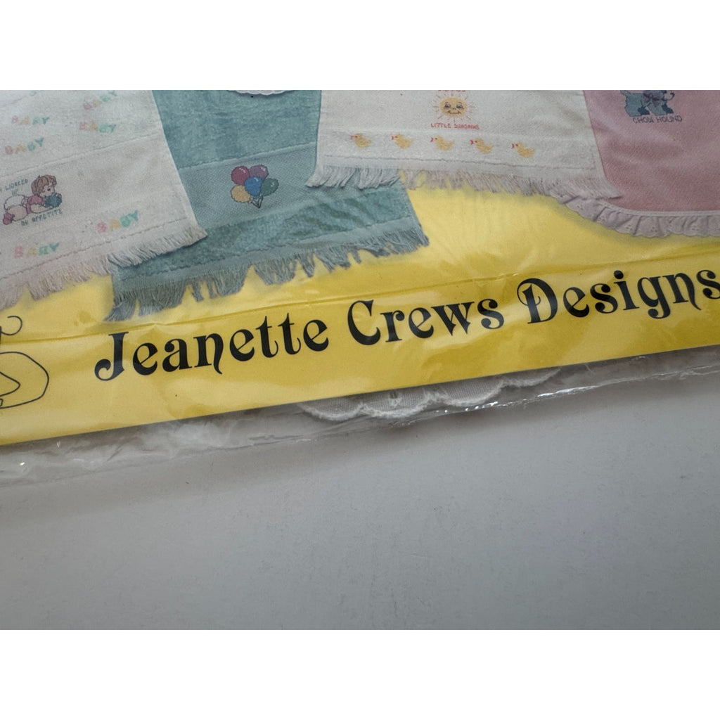 Jeanette Crews Designs Cross Stitch Pattern Baby Bibs Crafters Pride Cat Dog 416