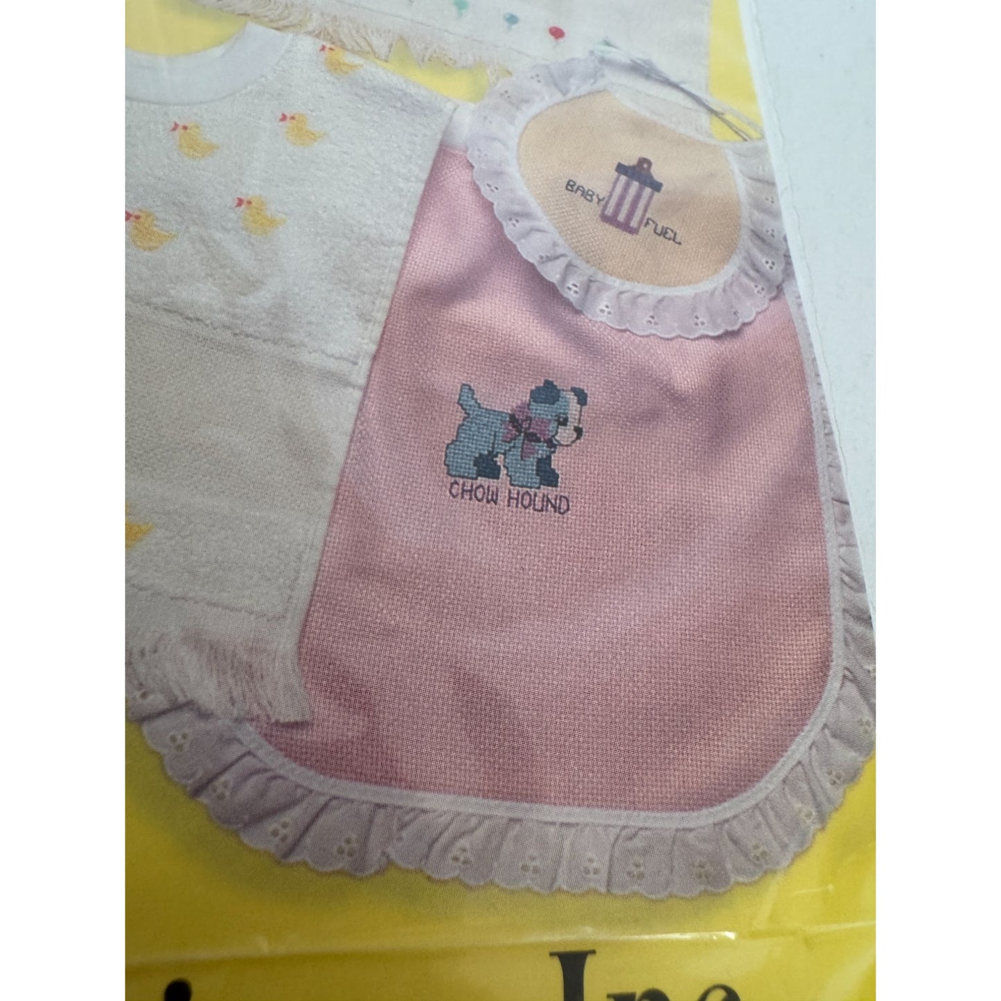 Jeanette Crews Designs Cross Stitch Pattern Baby Bibs Crafters Pride Cat Dog 416