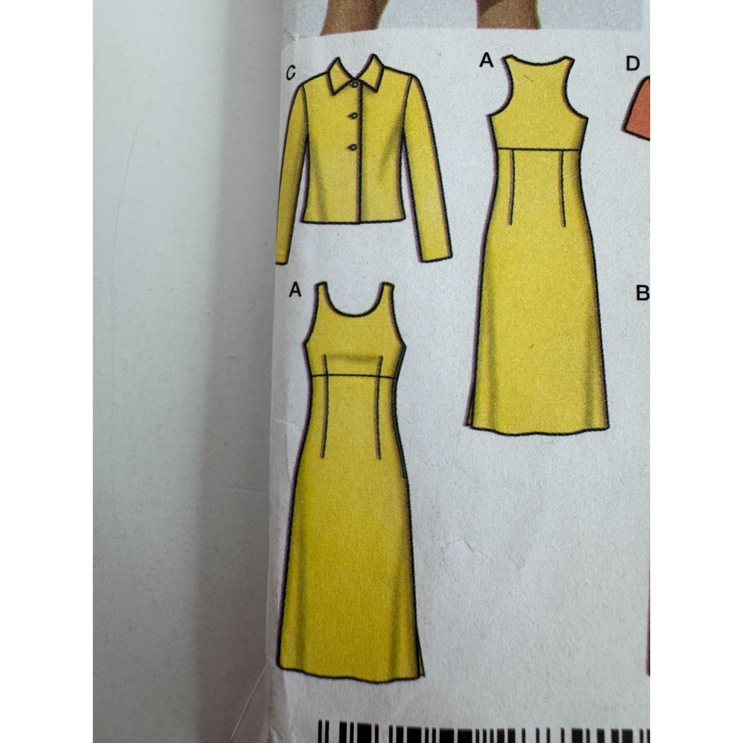 Simplicity Sewing Pattern 4991 Work Dress Sleeveless Jacket Easy 14 16 18 20 UC