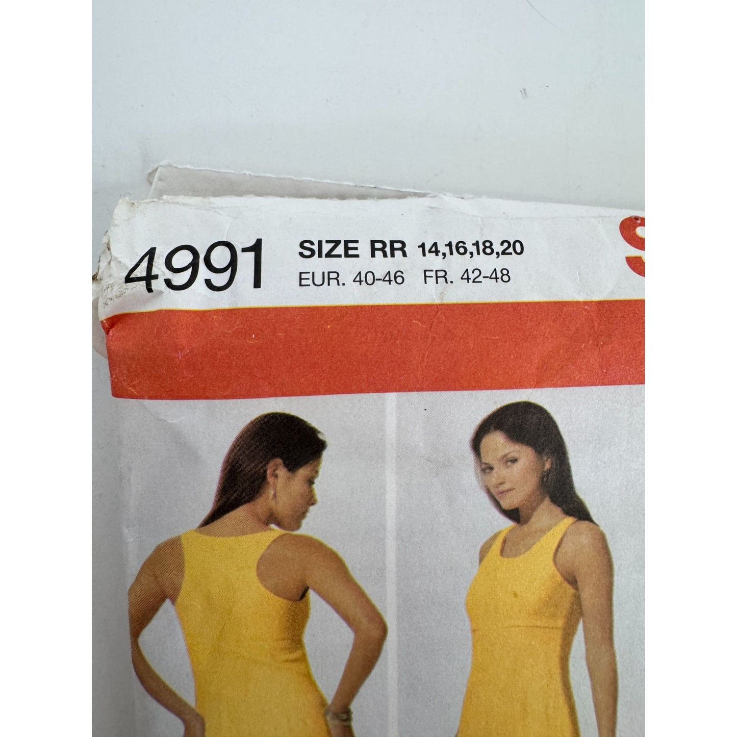 Simplicity Sewing Pattern 4991 Work Dress Sleeveless Jacket Easy 14 16 18 20 UC