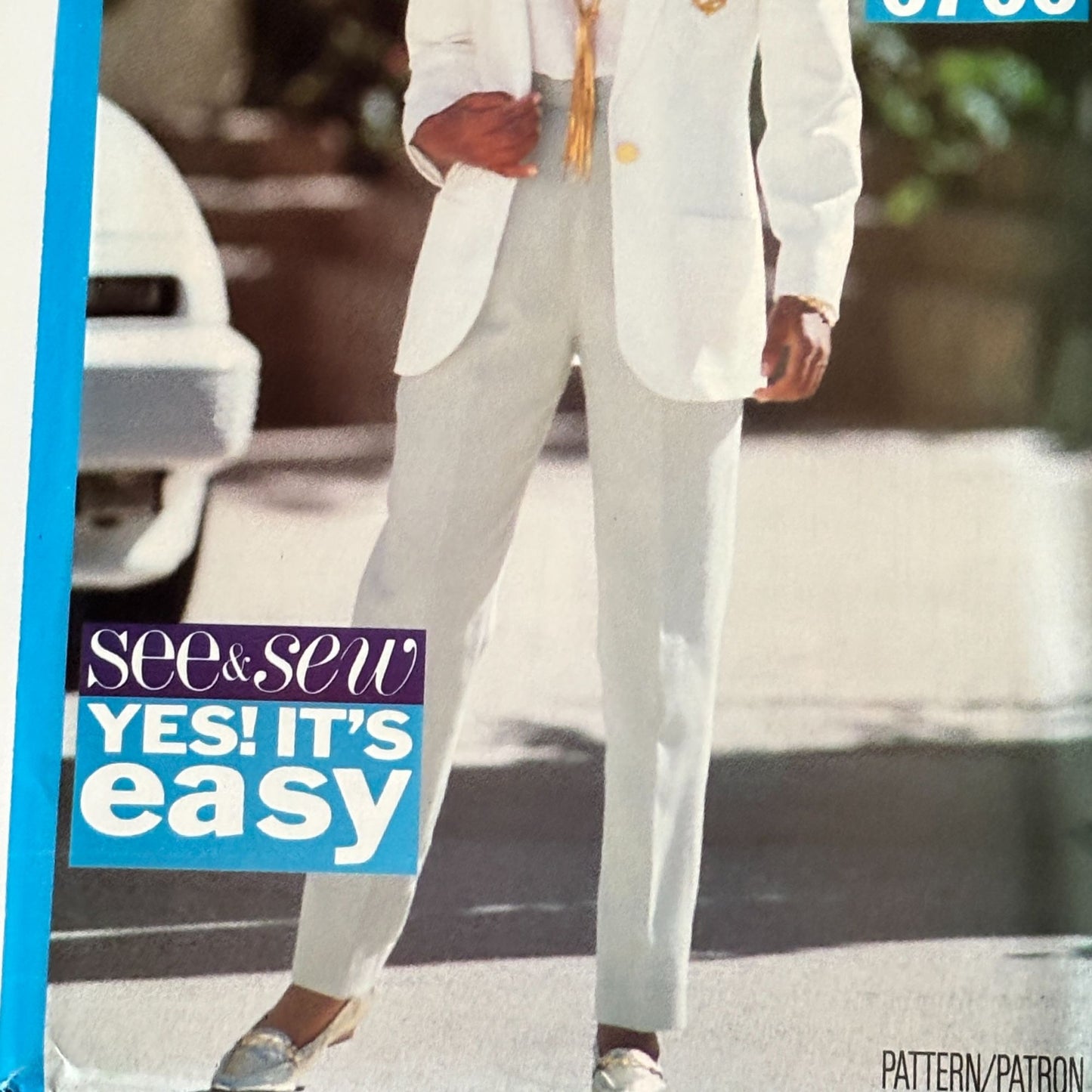 Butterick Sewing Pattern 6766 90s Power Suit Corporate Core Minimalist 12-16 Uncut 1990s Blazer
