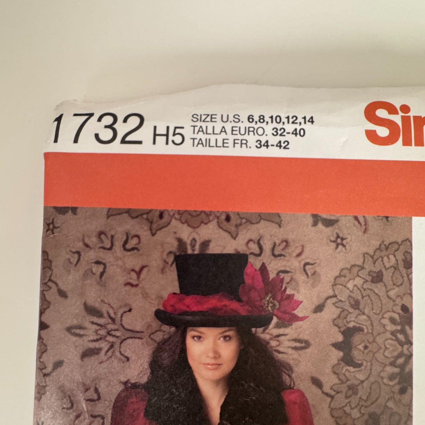 Simplicity Sewing Pattern 1732 Steampunk Coat Jacket Arkivestry Gothic 6-14 Uncut Halloween Costume