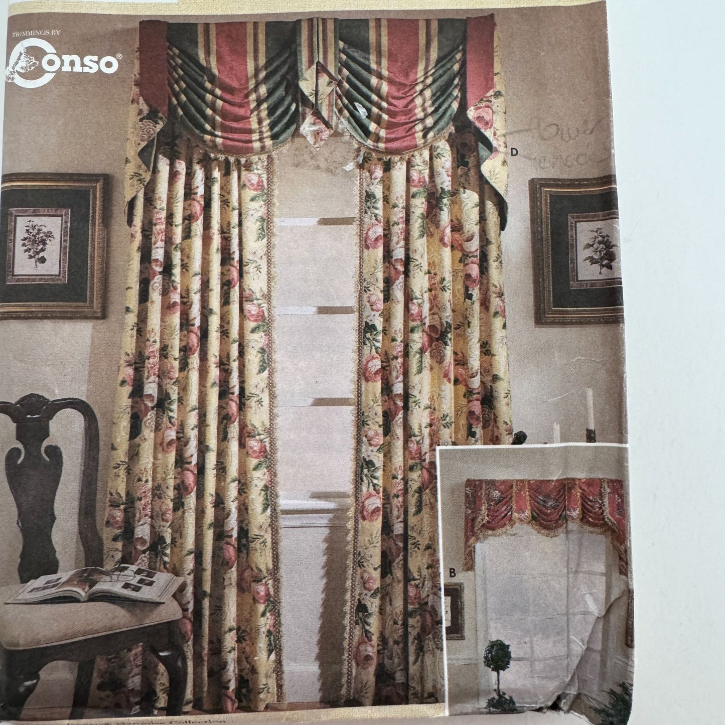 Simplicity Sewing Pattern 8803 Window Curtain Panels Valances Home Decor Uncut