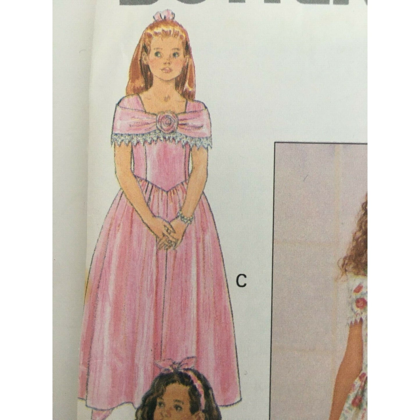 Butterick Sewing Pattern 5931 Flower Girls Dress Easter Church Wedding 7 8 10 UC