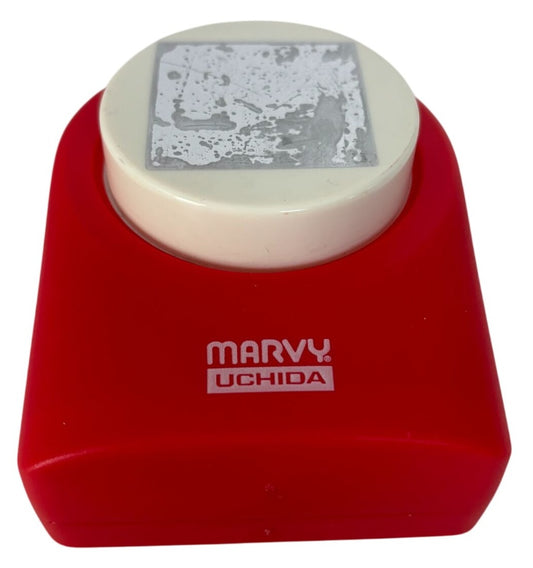 Marvy Uchida Square Craft Paper Punch Tool Red 1.5 inch