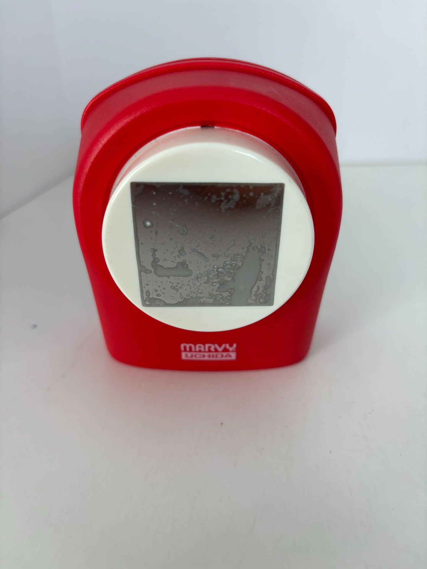 Marvy Uchida Square Craft Paper Punch Tool Red 1.5 inch