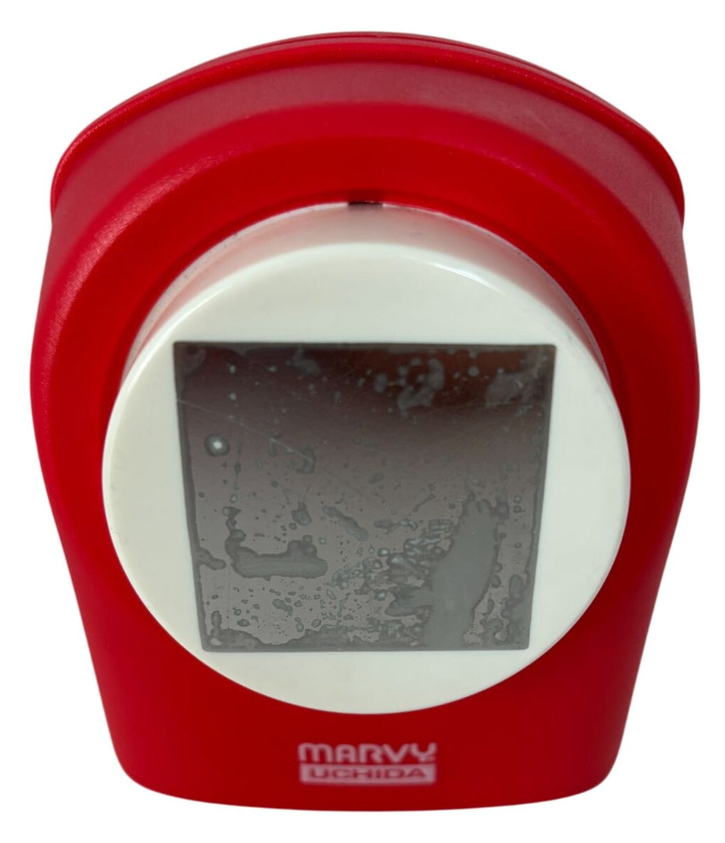 Marvy Uchida Square Craft Paper Punch Tool Red 1.5 inch