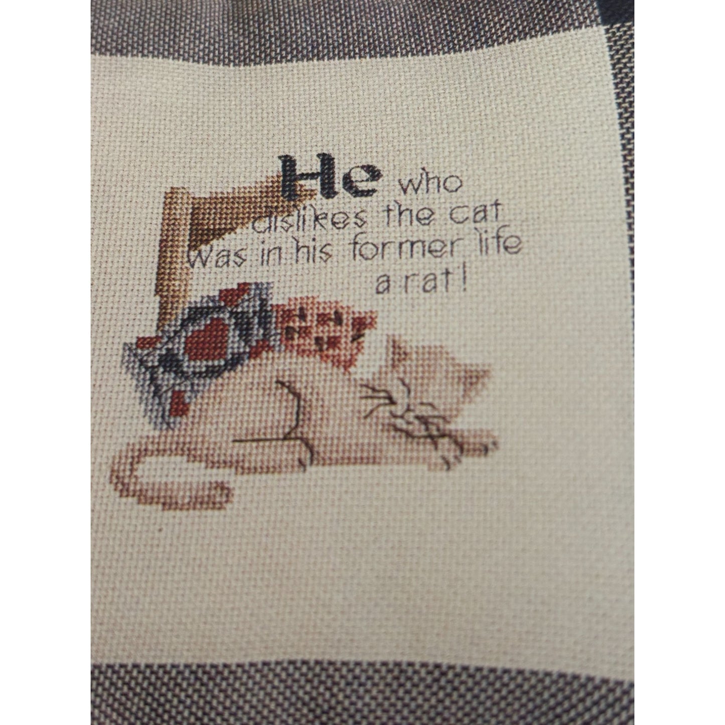 For The Love Of Cross Stitch Magazine January 1989 Country Sampler Patterns Cat