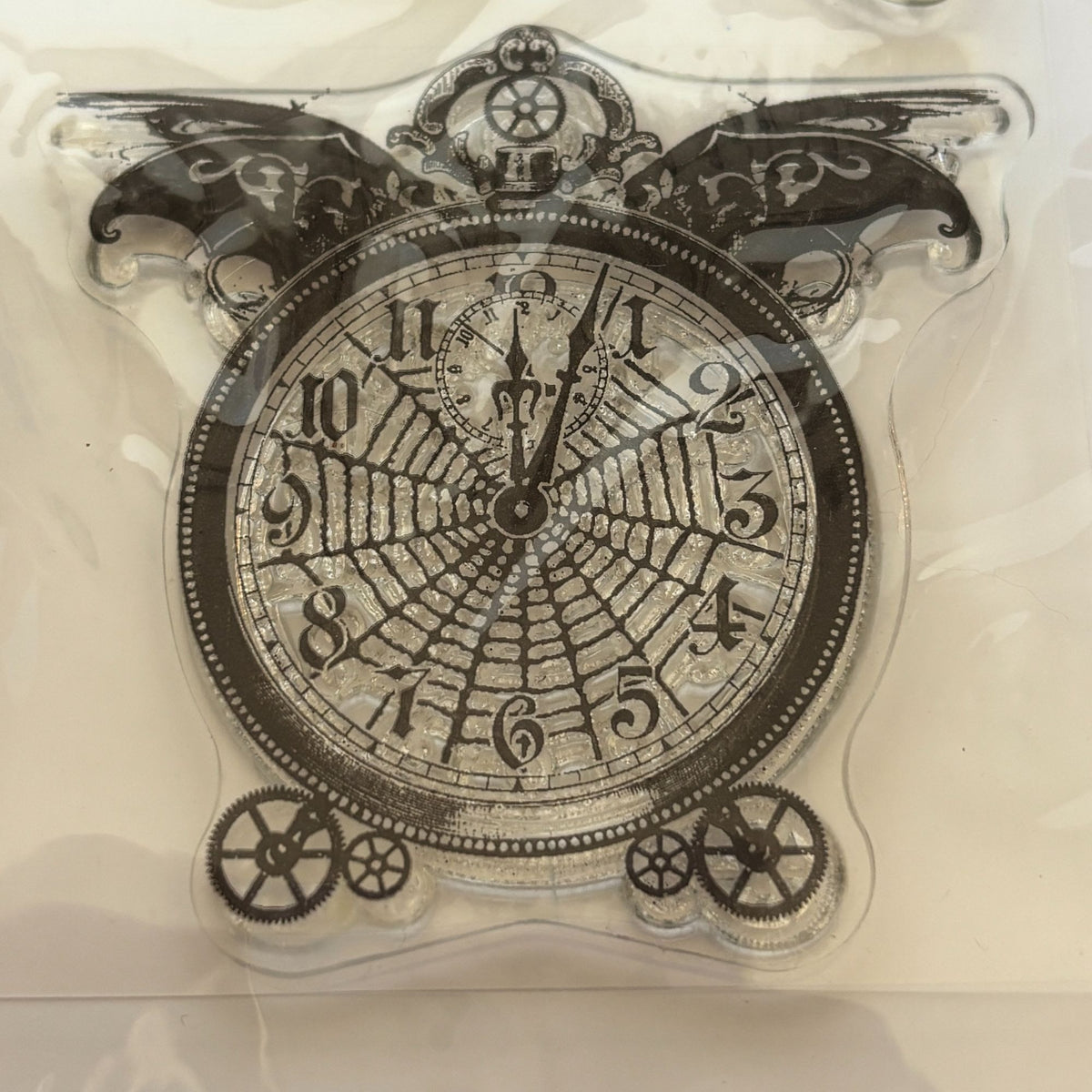 Hampton Art Steampunk Spells Clear Stamps Set Halloween Bat Witch Potion Clock Party Invitation