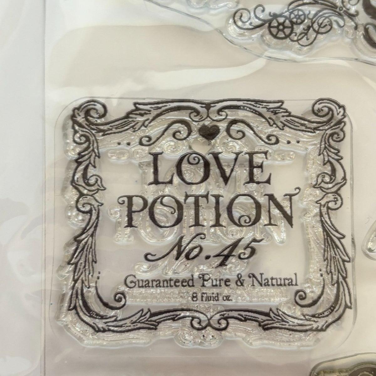 Hampton Art Steampunk Spells Clear Stamps Set Halloween Bat Witch Potion Clock Party Invitation