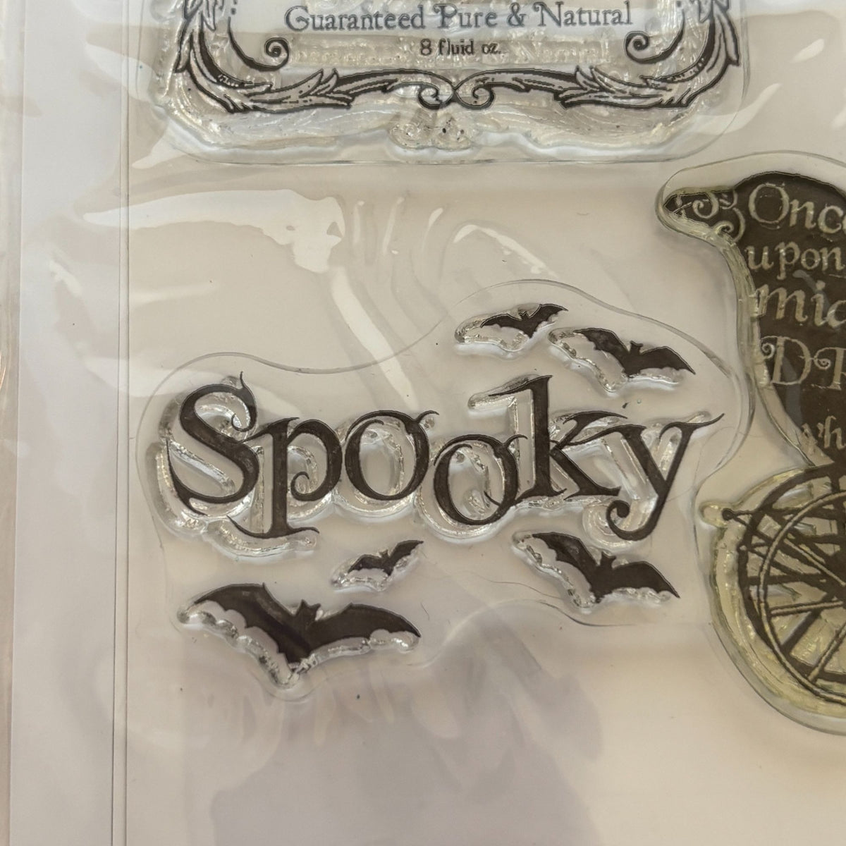 Hampton Art Steampunk Spells Clear Stamps Set Halloween Bat Witch Potion Clock Party Invitation