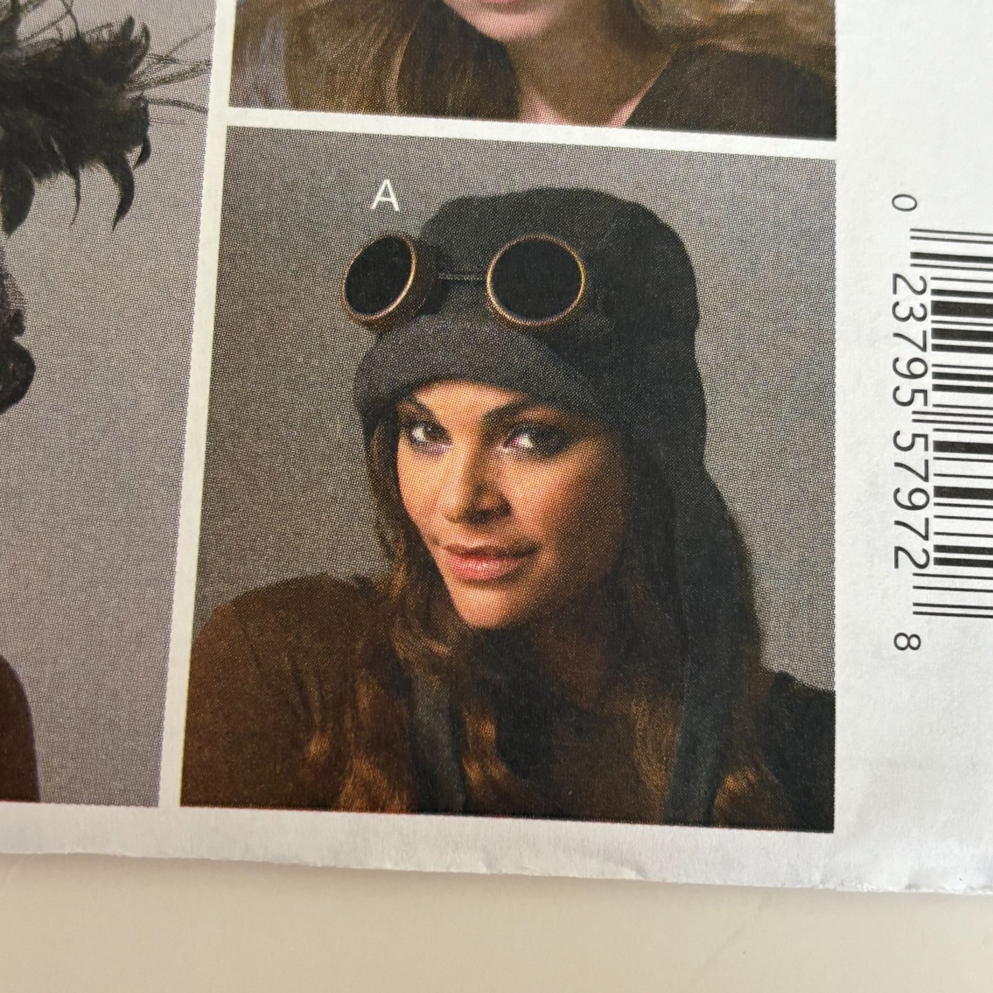 McCalls Sewing Pattern M7335 Steampunk Goggles Victorian Hat Costume Forme Millinery Uncut