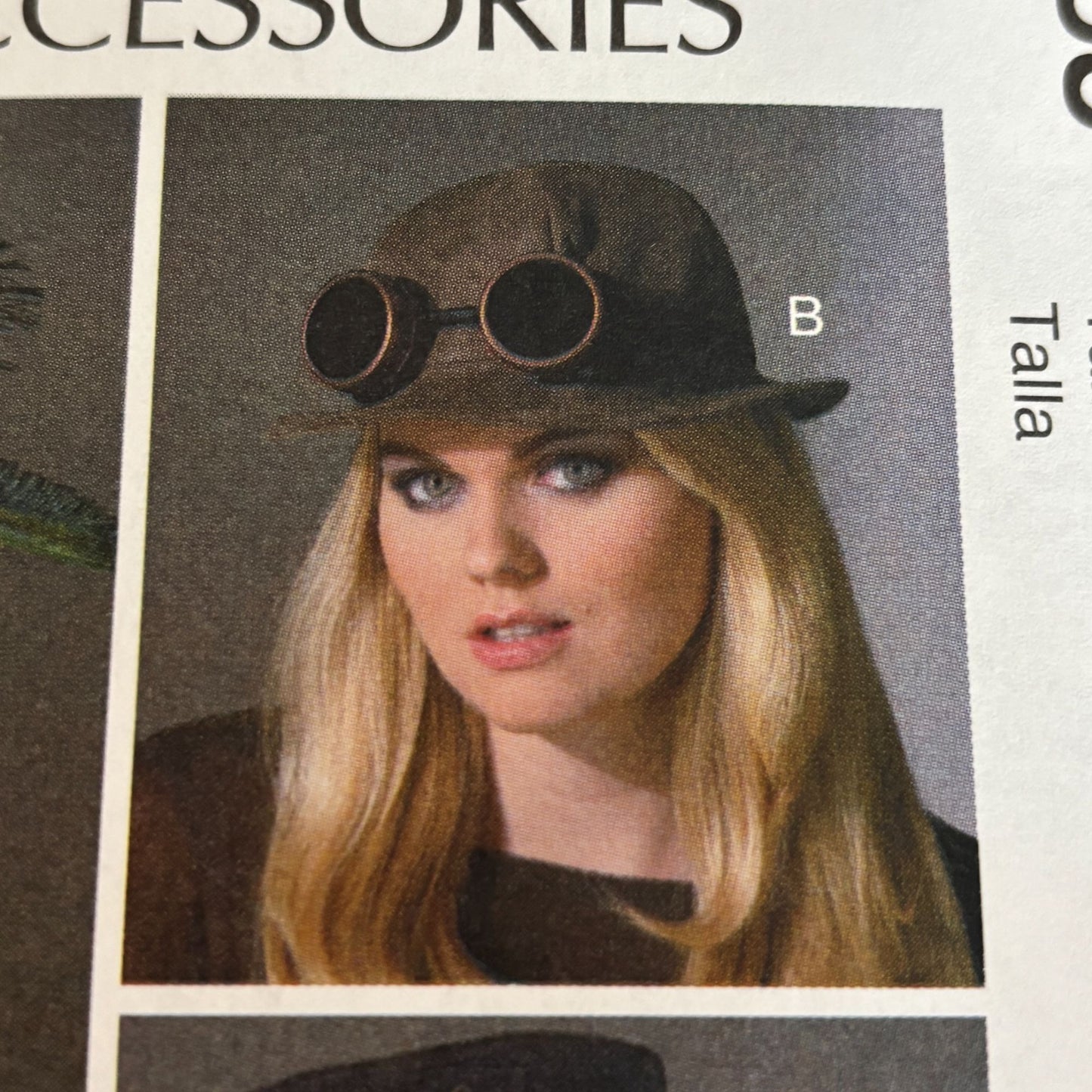 McCalls Sewing Pattern M7335 Steampunk Goggles Victorian Hat Costume Forme Millinery Uncut