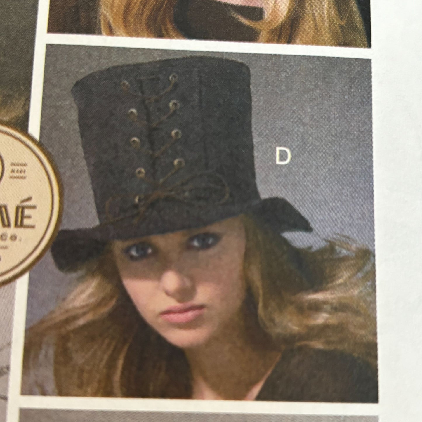 McCalls Sewing Pattern M7335 Steampunk Goggles Victorian Hat Costume Forme Millinery Uncut