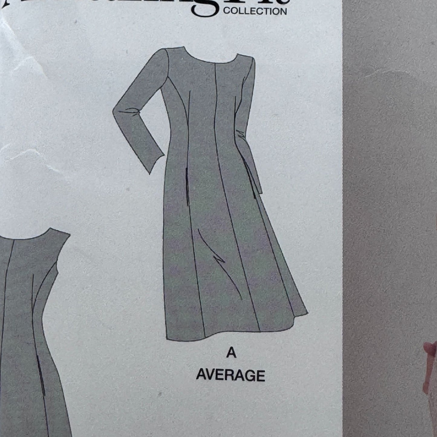 Simplicity Sewing Pattern D0549 Amazing Fit Dress Modern Tailored Pockets Slim Curvy 10-18 Uncut
