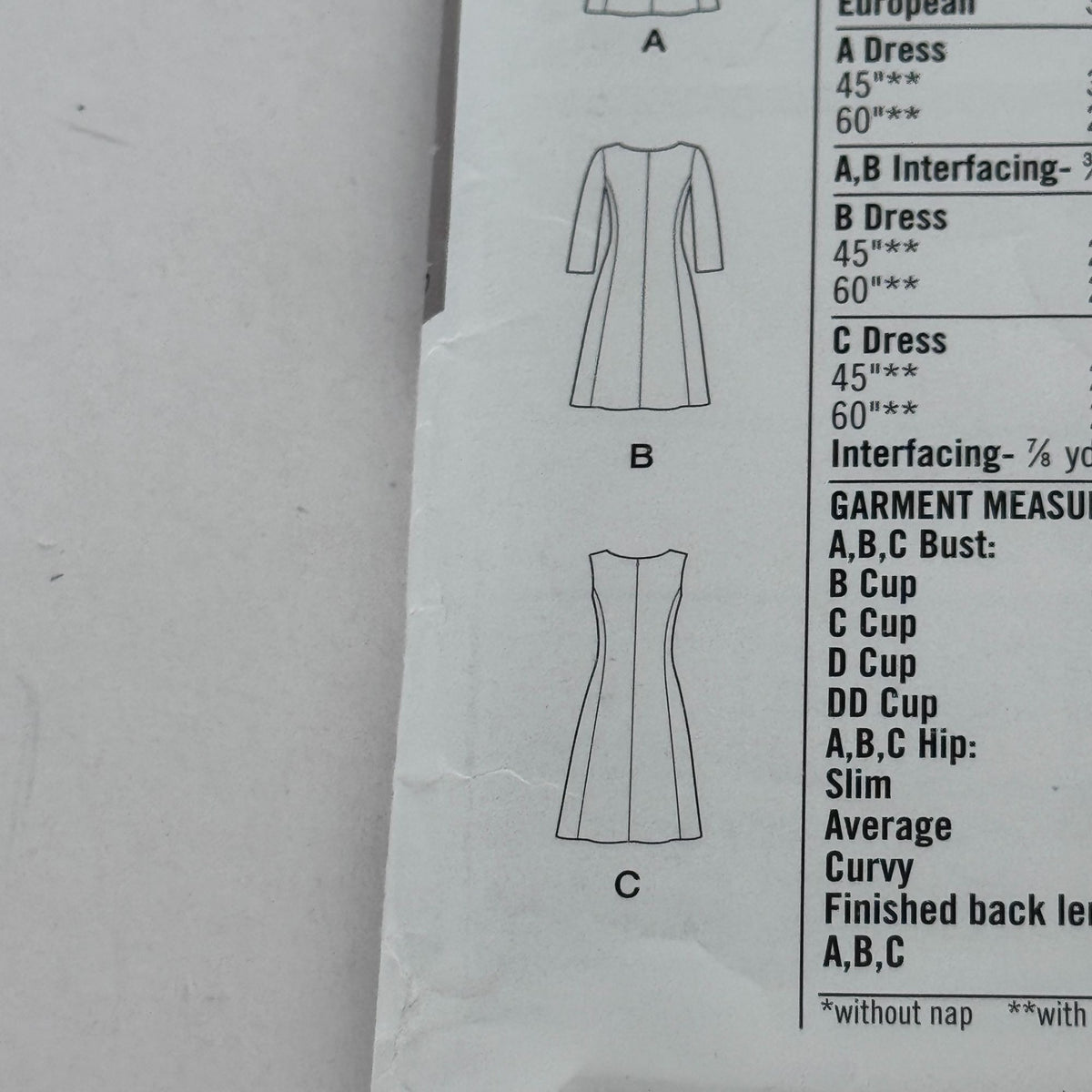 Simplicity Sewing Pattern D0549 Amazing Fit Dress Modern Tailored Pockets Slim Curvy 10-18 Uncut