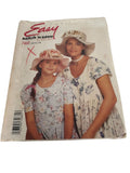 McCalls Sewing Pattern 7468 Hat Easter Spring Easy Misses and Girls Hat Uncut