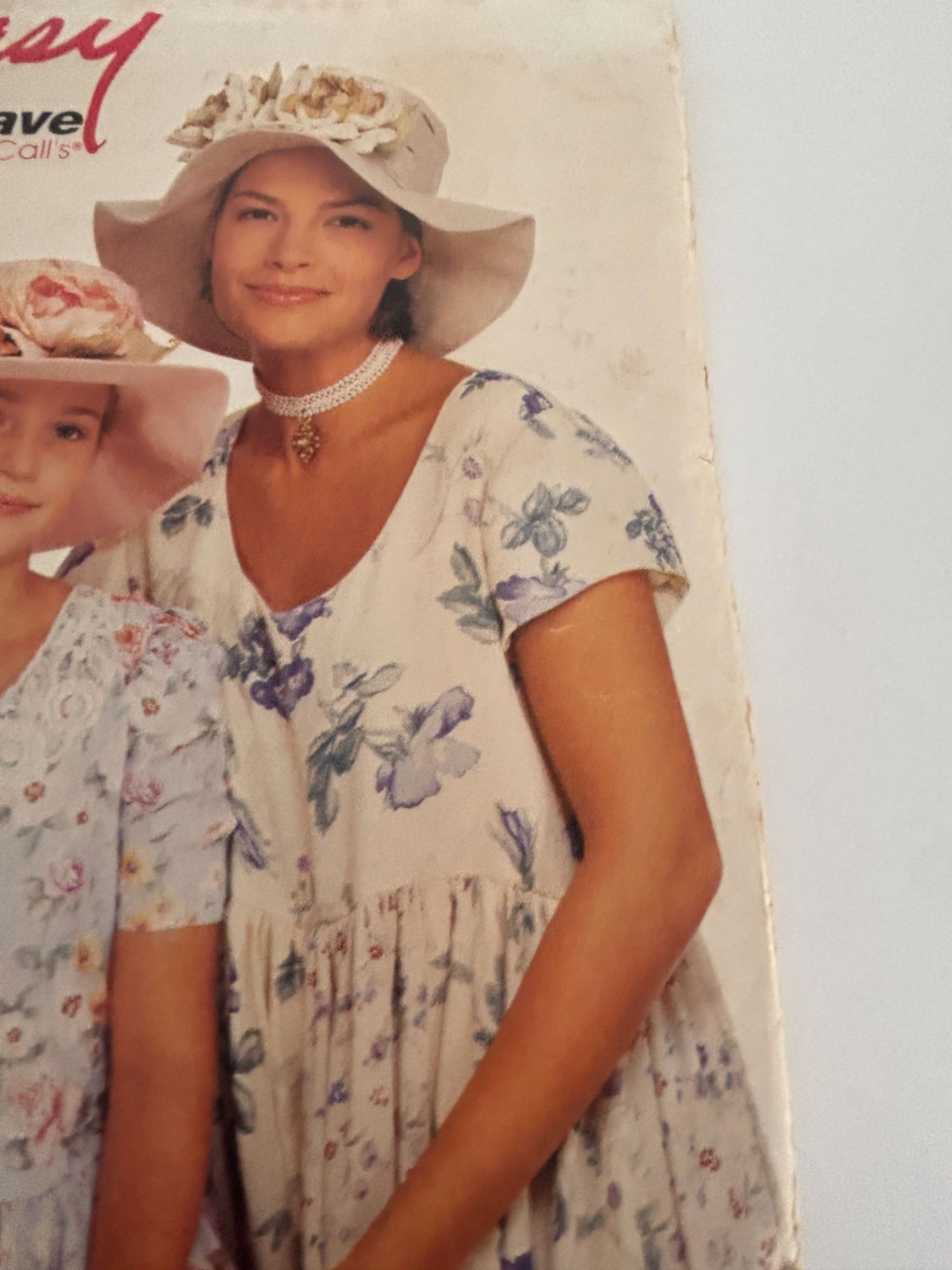 McCalls Sewing Pattern 7468 Hat Easter Spring Easy Misses and Girls Hat Uncut