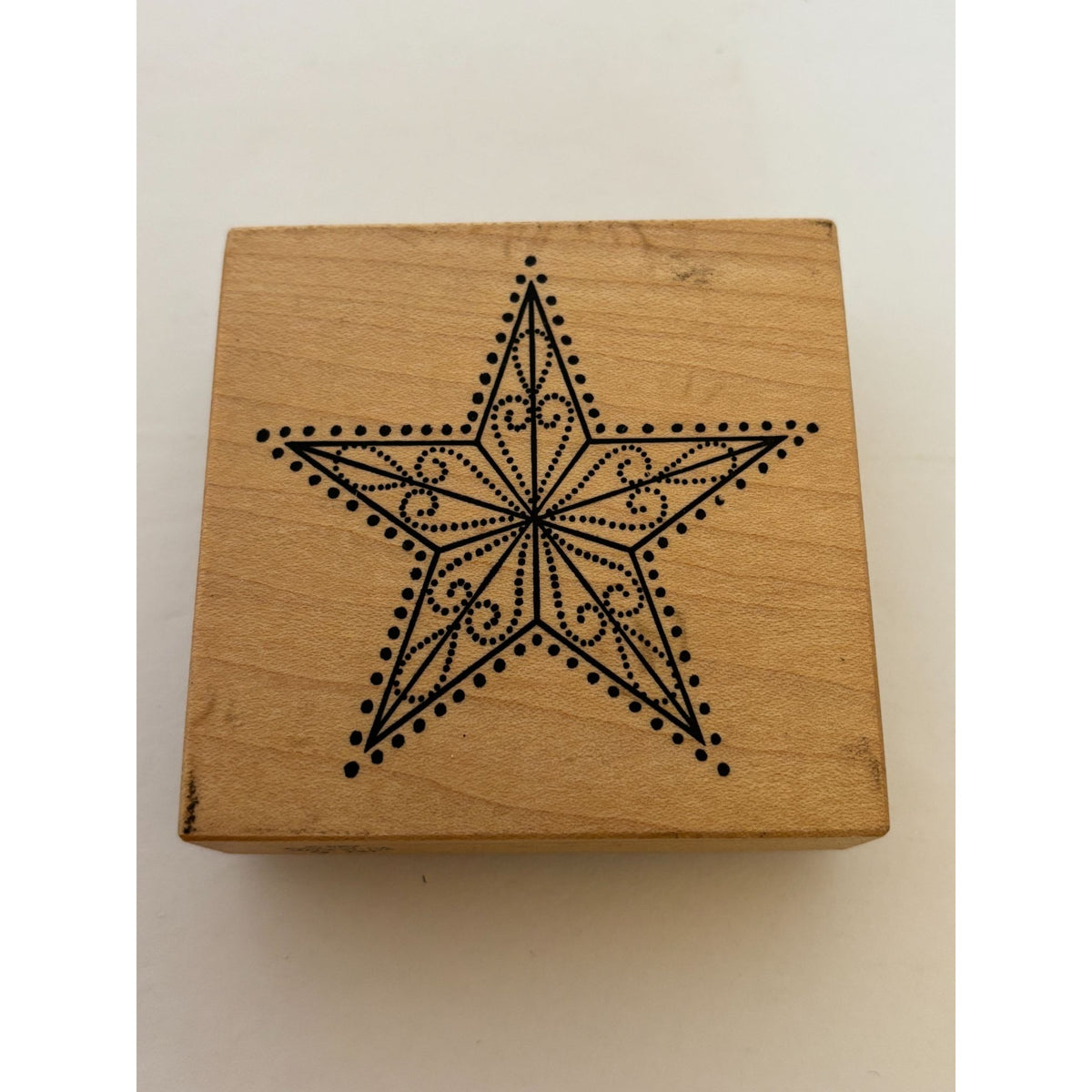 PSX Rubber Stamp Decorative Star Ornate Christmas Card Making Holidays G-181 BIG