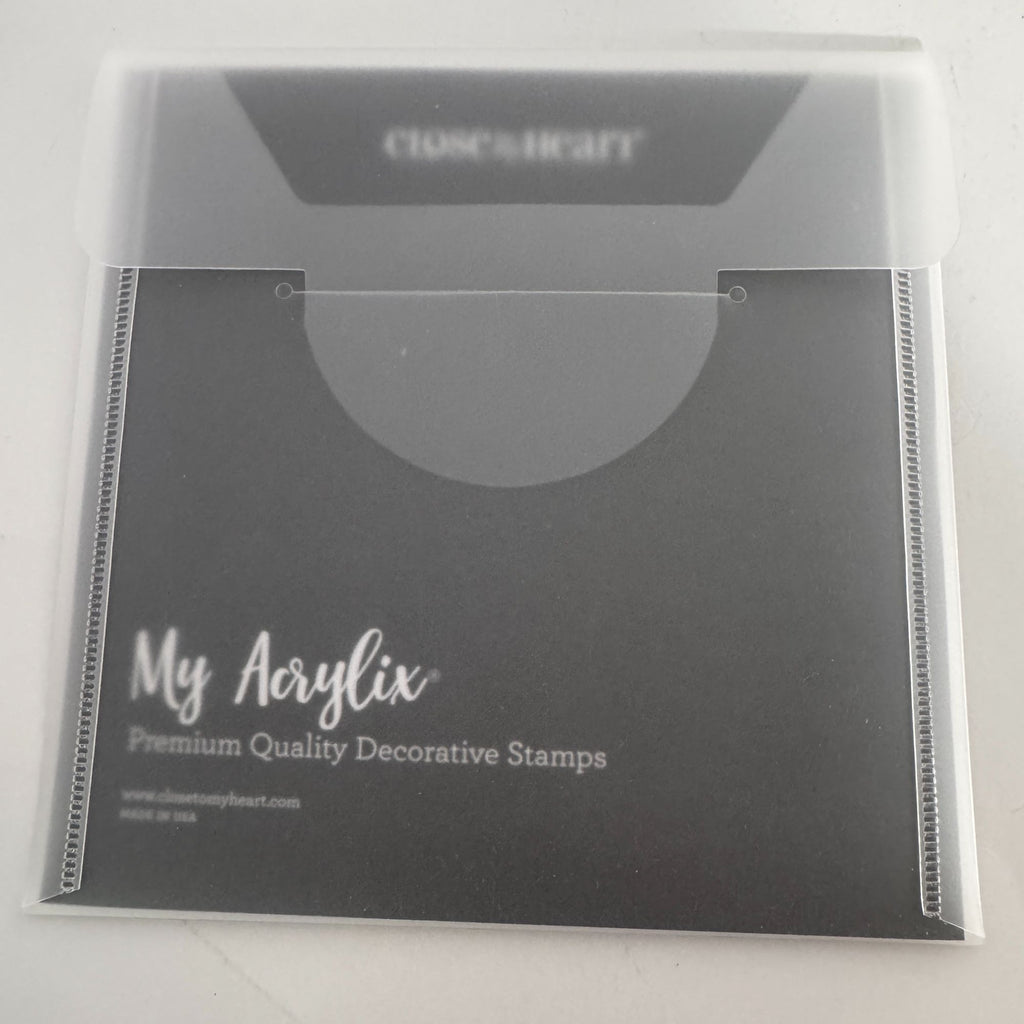 CTMH My Acrylix Acrylic Stamp Set Keep Your Head Up Faith Hope Christian W1202