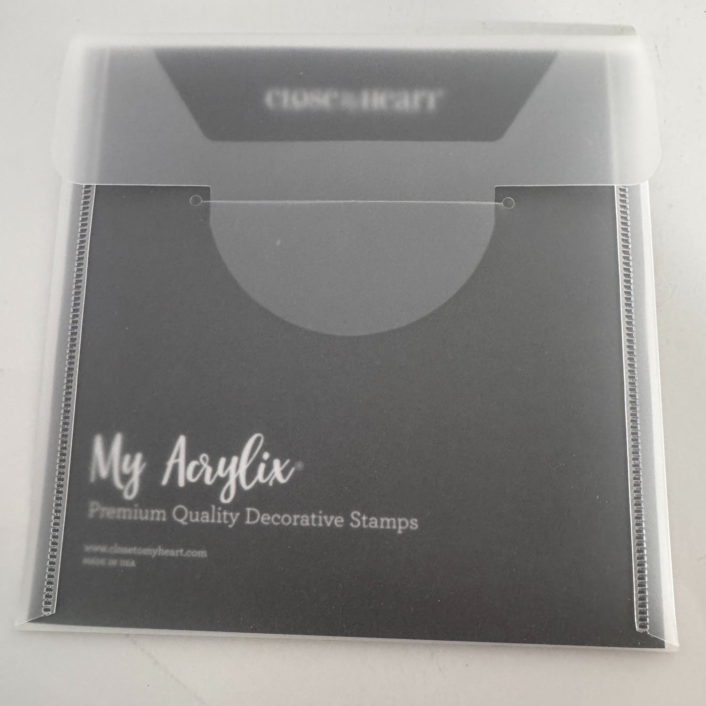 CTMH My Acrylix Acrylic Stamp Set Keep Your Head Up Faith Hope Christian W1202