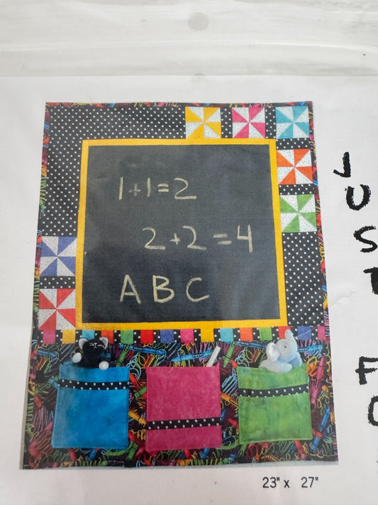 Oceanlake Designs Quilting Pattern Just For Fun Kids Chalk Cloth Projects Craft