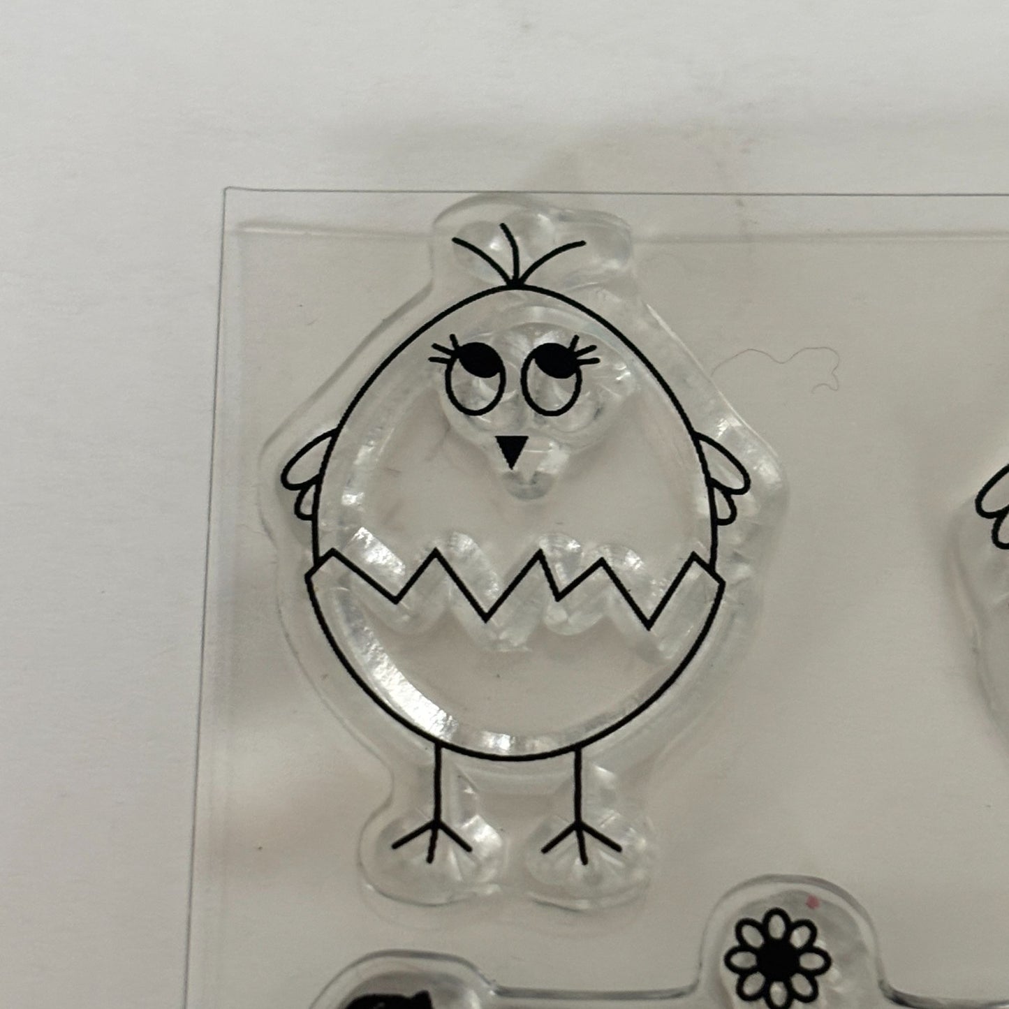 Easter Chick Clear Stamps Eggcellent Chicks Rule You Crack Me Up Egg Puns Cardmaking