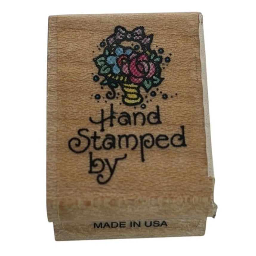 Stampendous Rubber Stamp Hand Stamped By Card Making Stamping Tool Crafter DIY