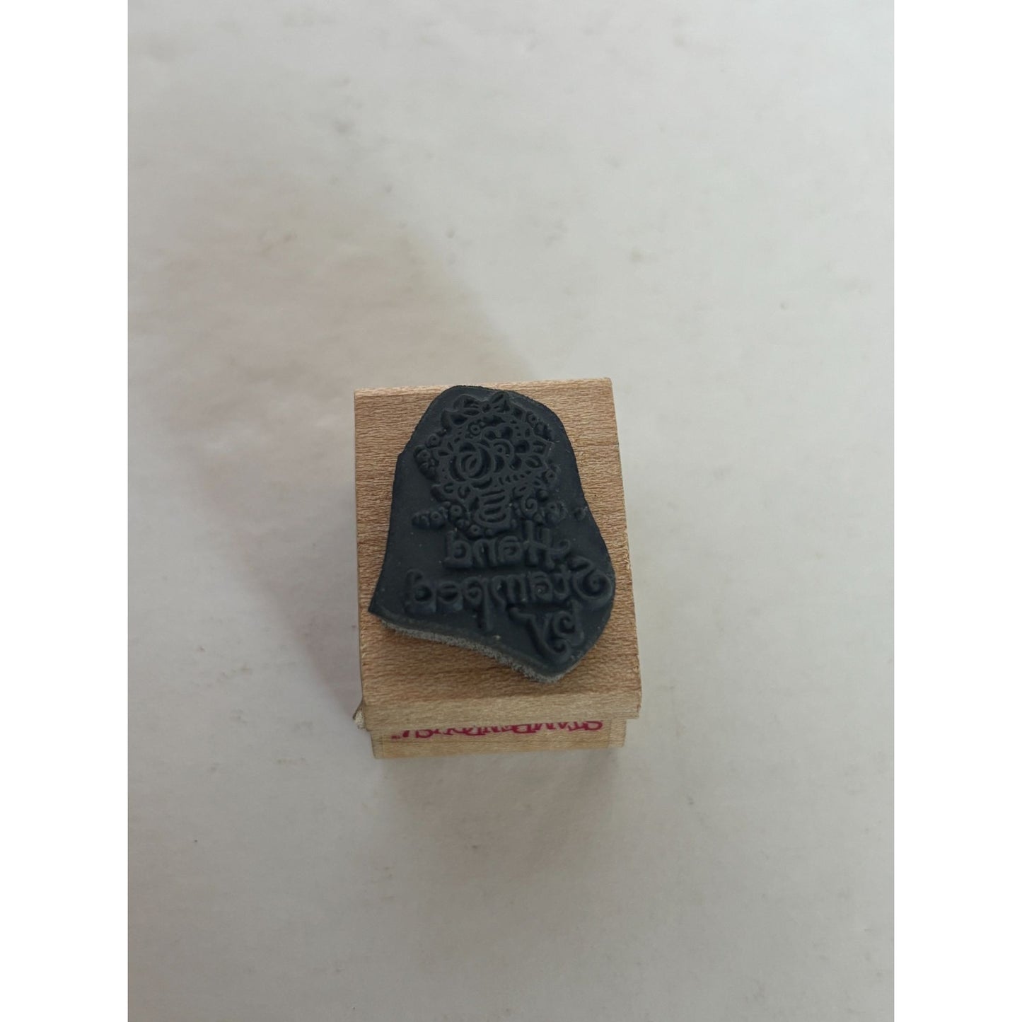 Stampendous Rubber Stamp Hand Stamped By Card Making Stamping Tool Crafter DIY