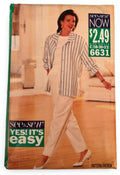 Butterick Sewing Pattern 6631 Jacket Pants Easy Casual Outfit Cruise UC 18 20 22