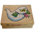 Stampendous Rubber Stamp Funny Ghost Halloween Cardmaking Cute Cartoon Spooky Fall Tongue Goofy Fall