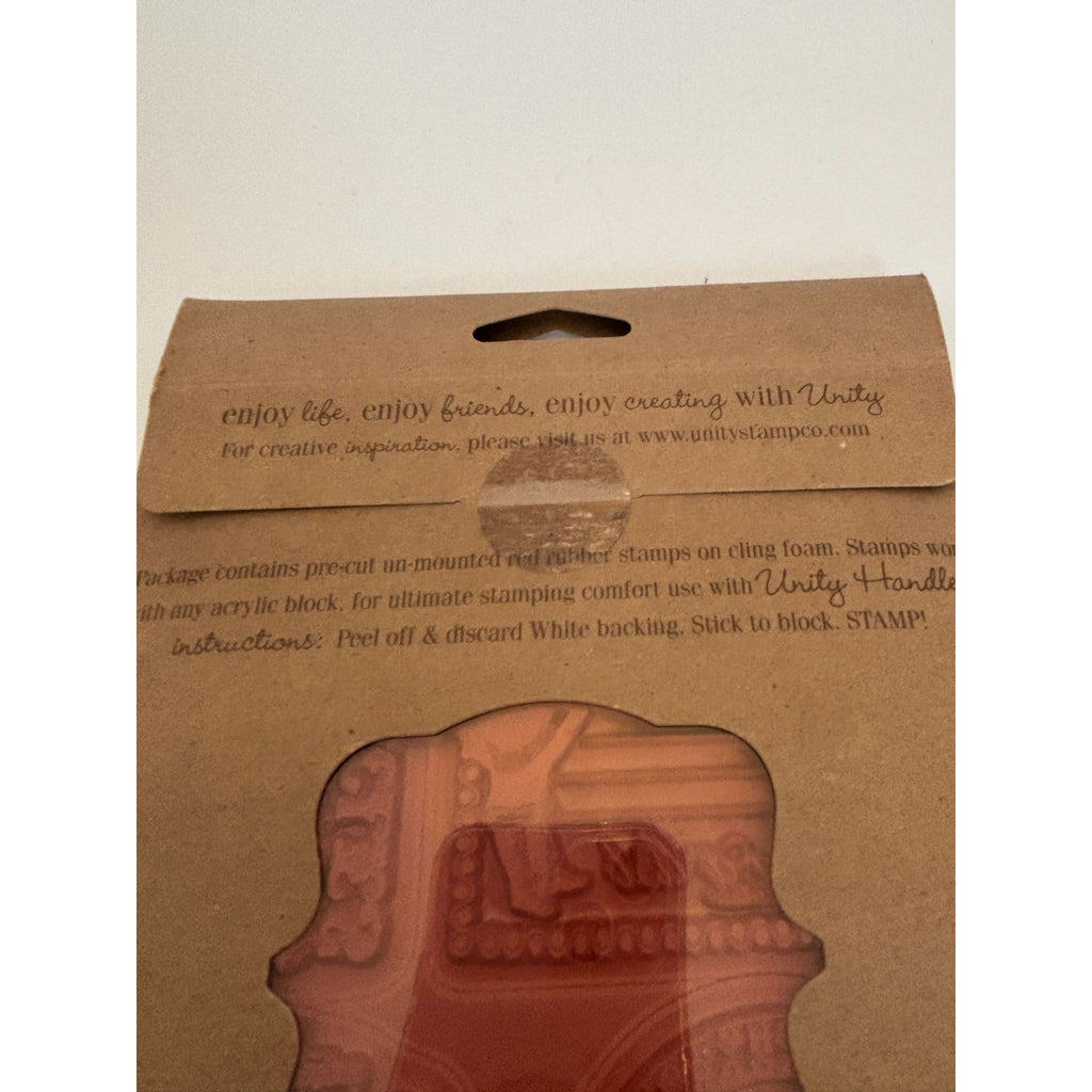 Unity Stamp Company Rubber Stamp Set Believe In Miracles Christmas Making a List