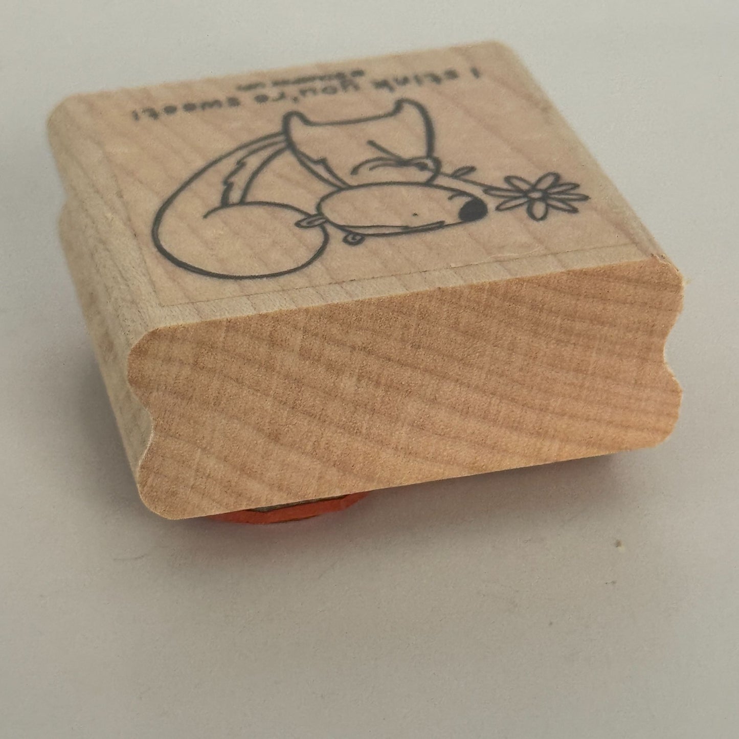 Stampin Up Rubber Stamp Pun Skunk Pun I Stink You are Sweet Card Making Words