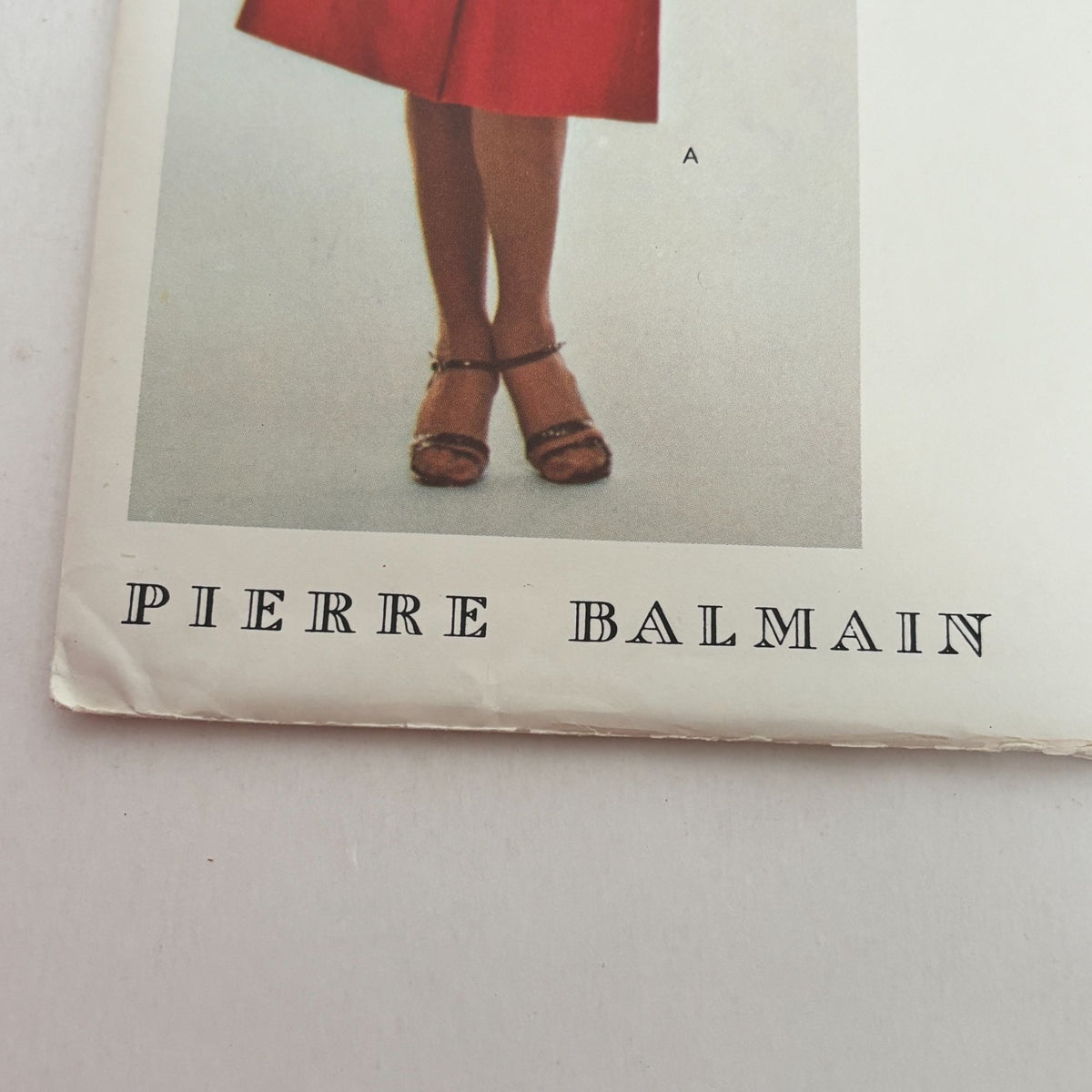 Vogue Paris Original Sewing Pattern 1481 Pierre Balmain Midi Dress 10 Vintage 1970s Uncut