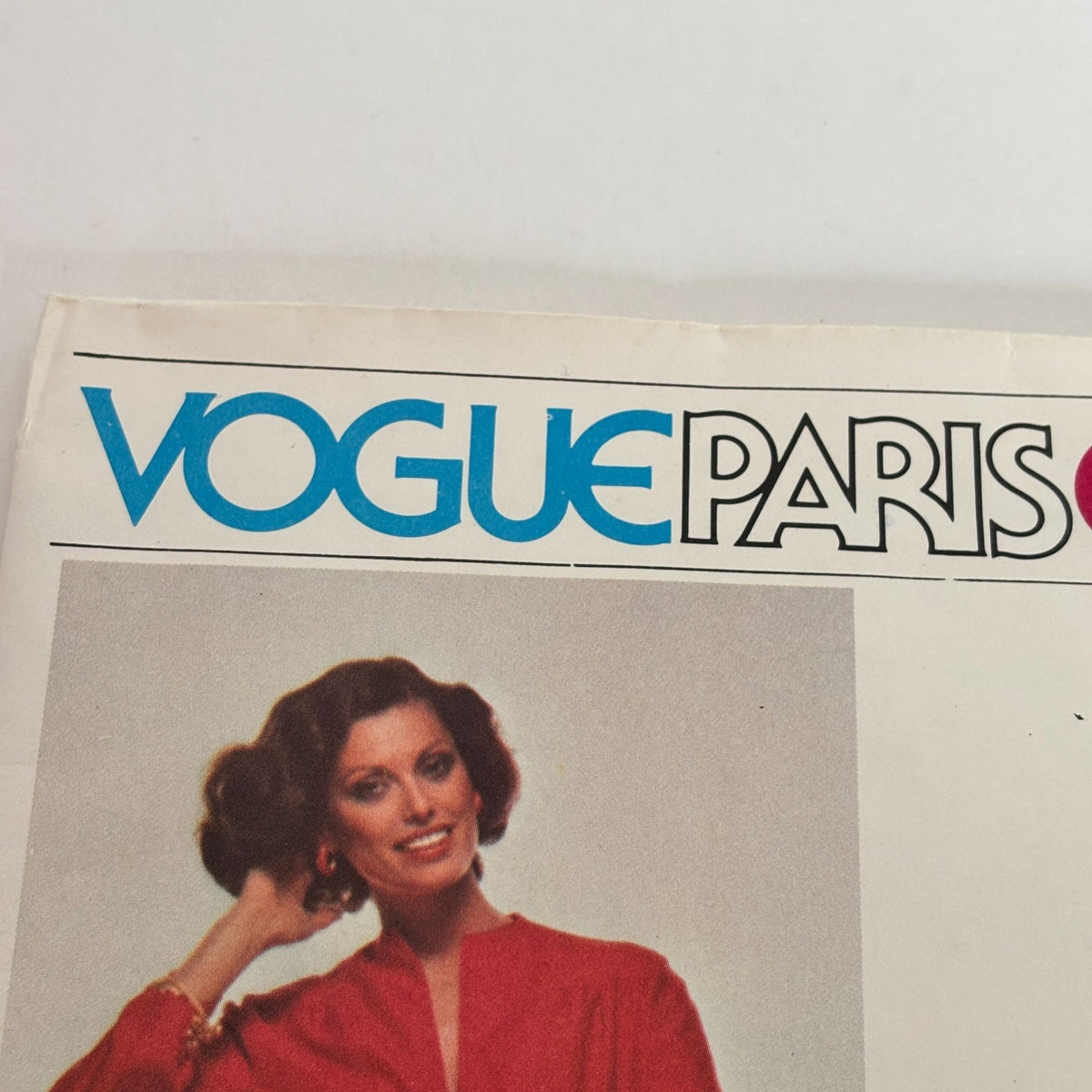 Vogue Paris Original Sewing Pattern 1481 Pierre Balmain Midi Dress 10 Vintage 1970s Uncut