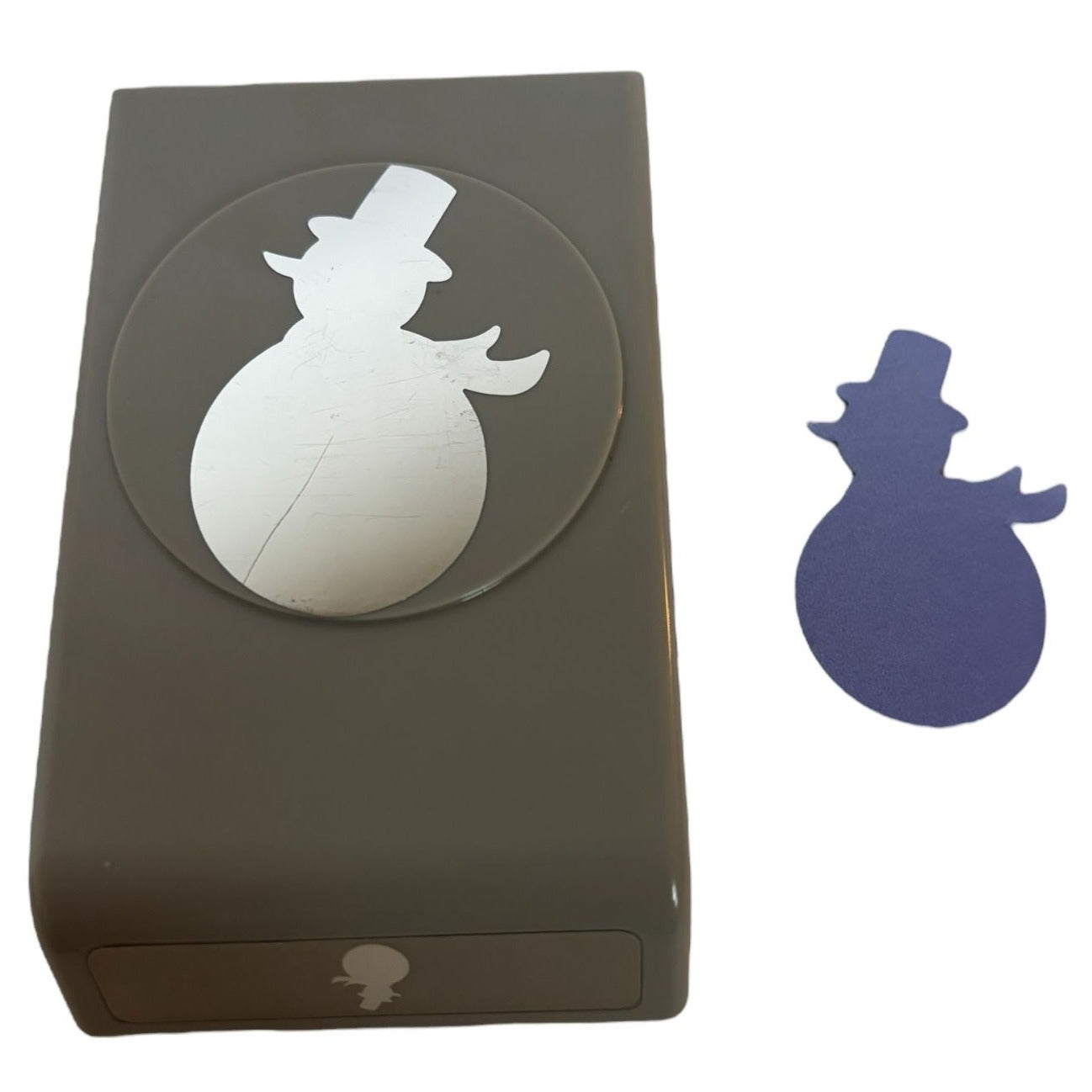 EK Success Paper Punch Snowman Shape Craft Tool Cardmaking Scrapbooking Holidays