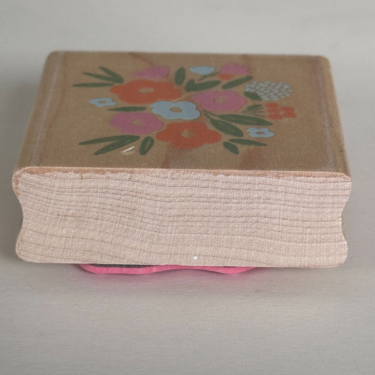 Stampabilities Rubber Stamp Flower Cluster Garden Mothers Day Card Making Craft Wood Mounted Spring