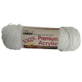 Vintage Caron Premium Acrylic Yarn White 2501 3 oz Skein Retro Knitting Crochet