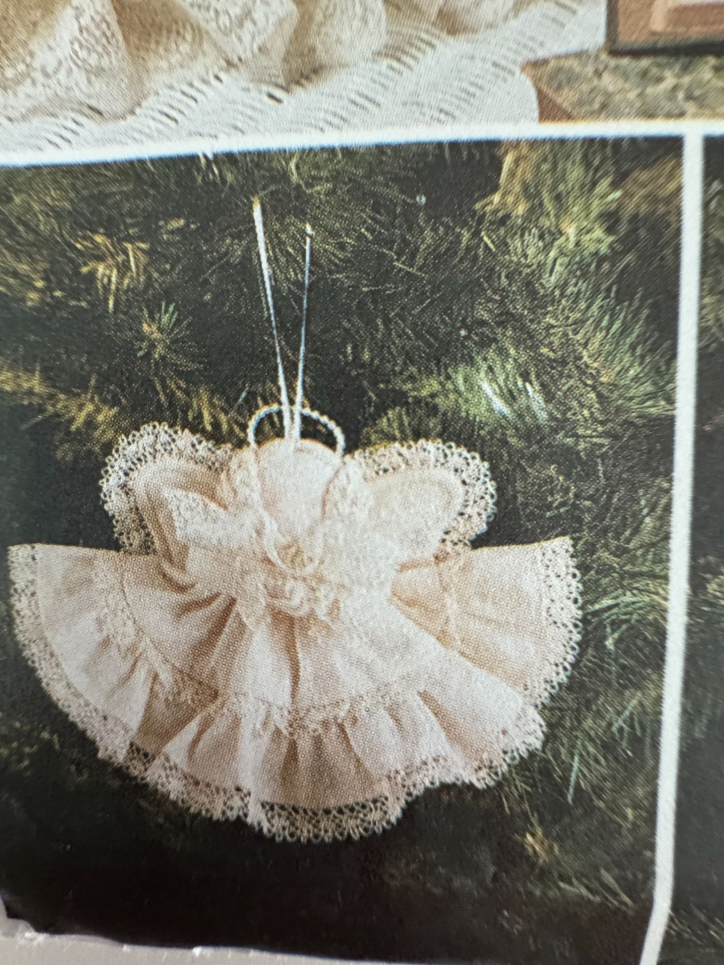 McCalls Sewing Pattern 6608 Angel Doll Heavenly Accents Christmas Ornaments Uncut Fabric Angels
