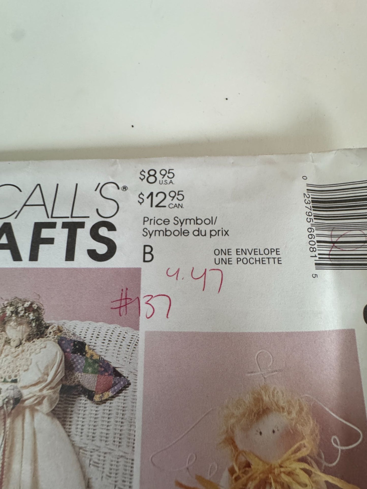 McCalls Sewing Pattern 6608 Angel Doll Heavenly Accents Christmas Ornaments Uncut Fabric Angels