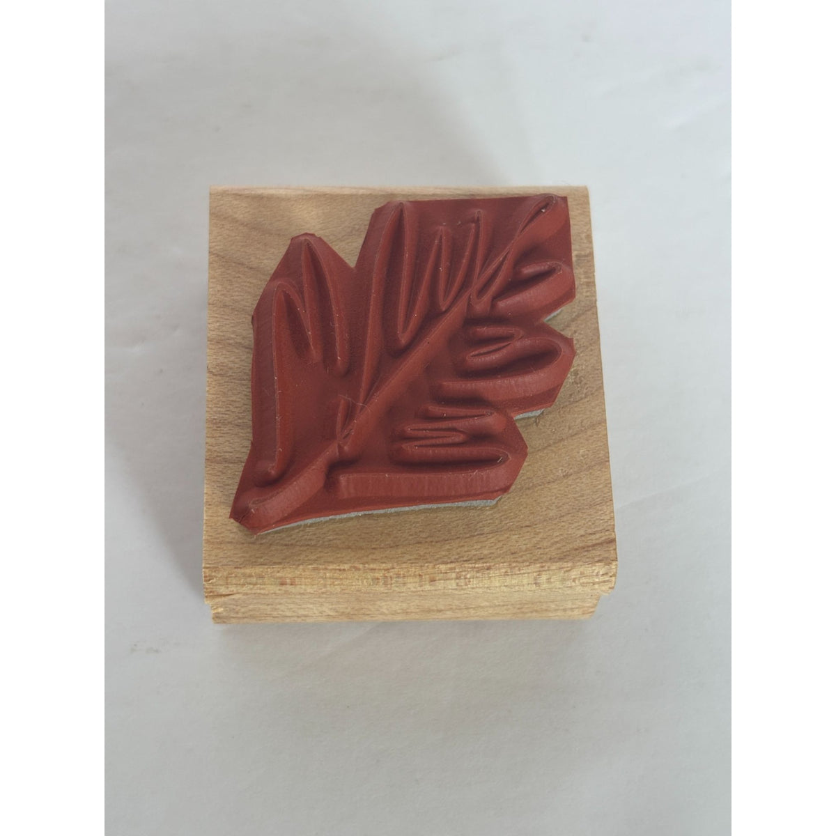 Stampin Up Rubber Stamps Leaf Leaves Two Step Stampin Watercolor Layers Set of 3