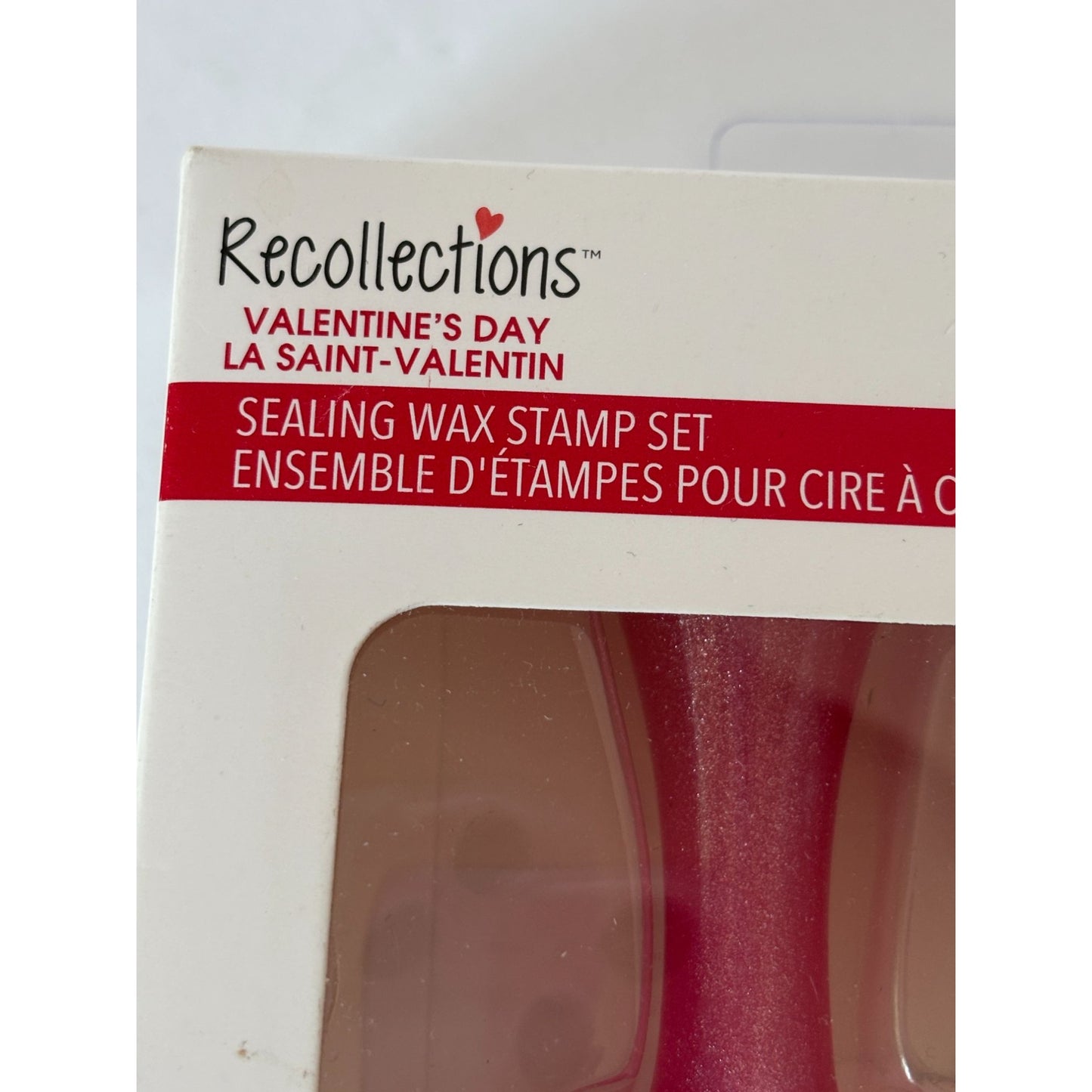 Recollections Sealing Wax Stamp Set Valentines Day Envelope Heart Invitations