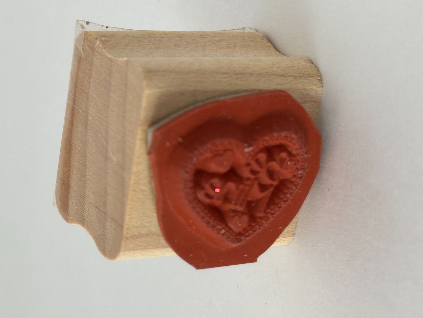 Stampin Up Rubber Stamp Be Mine Heart Valentines Day Card Making Sentiment Words