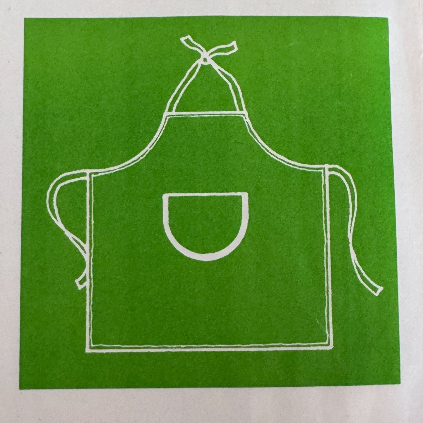 International Printworks Sewing Pattern Kids Apron 70s Artist Smock Craft 2-8 Uncut Kitchen Baking