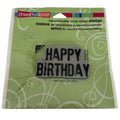 Stampendous Cling Rubber Stamp Happy Birthday Grunge Style Cardmaking Masculine Words Repositionable Craft