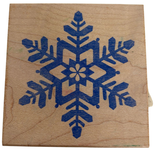 All Night Media Rubber Stamp Bold Snowflake Holidays Christmas Card Making Big