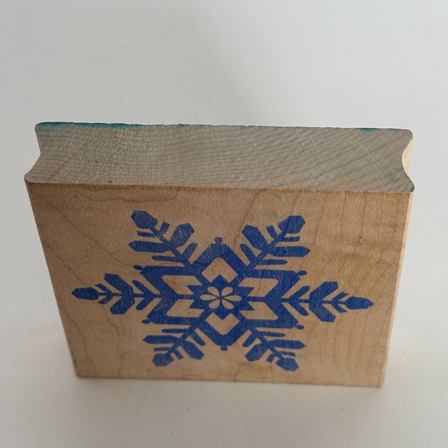 All Night Media Rubber Stamp Bold Snowflake Holidays Christmas Card Making Big