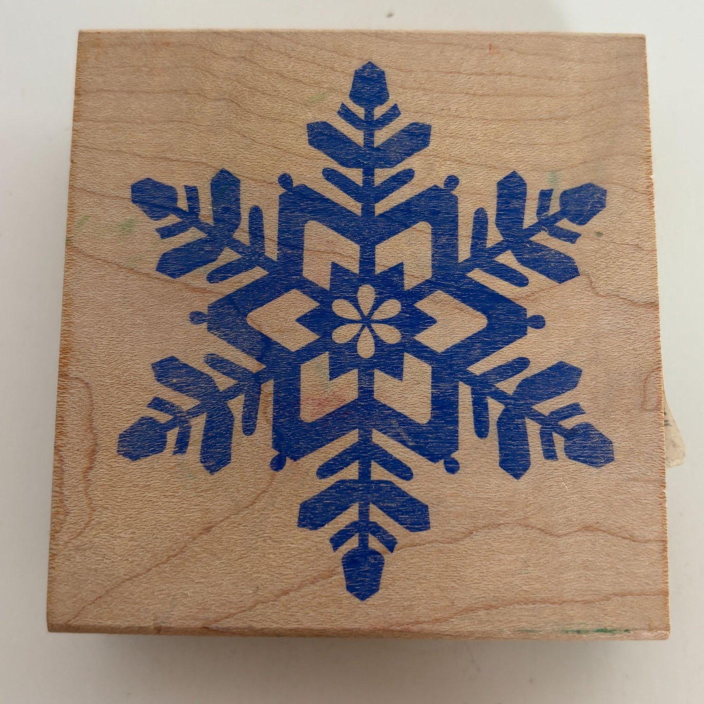 All Night Media Rubber Stamp Bold Snowflake Holidays Christmas Card Making Big