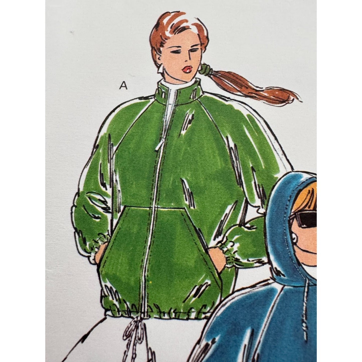 Kwik Sew Sewing Pattern 2065 Misses Loose Fitting Jacket Raglan Sleeves UC XS-XL