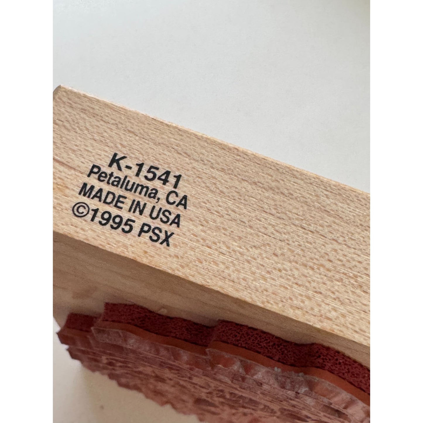 PSX Rubber Stamp Fruit Twig Wreath Fruit Harvest Pear Orange Fall Country K-1541